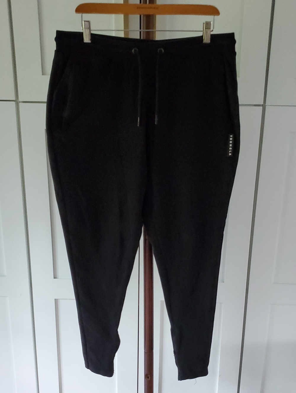 YoungLA Black Jogger Sweatpants‎